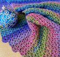 Yarnsmiths Lagoon DK Shawl – Balos Colorway